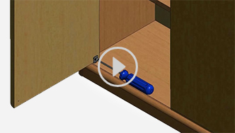 How to install and adjust doors with pivot hinges, for futher assistance call customer service