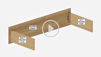 How to assemble the T-slot box drawer, for futher assistance call customer service
