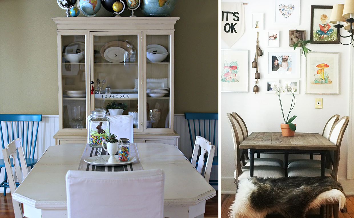 Time-to-Entertain-Dining-Room-Tables.jpg Cottage Road Spindle Back Chairs in dining room