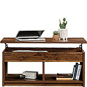 Lift-Top Coffee Table with Storage Shelves 426504