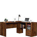 Mid-Century Modern L-Shaped Office Desk 426509