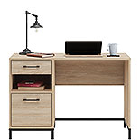 Pedestal Home Office Desk with Drawers 427256
