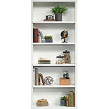White 5-Shelf Living Room Bookcase 427260