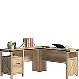  Orchard Oak L-Shaped Home Office Desk 427328
