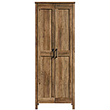 Two-Door Storage Cabinet in Pine Finish
