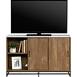 Modern TV Stand with Storage & White Top 427969