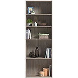 Tall 5-Shelf Bookcase in Silver Sycamore 428233
