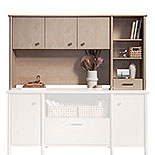 Desktop Hutch with Storage in Natural Maple 429371