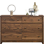 6-Drawer Bedroom Dresser in Grand Walnut 430044