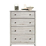 4-Drawer Dresser Chest in White Plank 430048