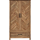 Wardrobe/Armoire Cabinet with Drawer 431895