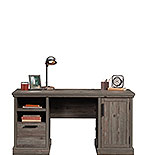 Double Ped Desk with Drawer in Pebble Pine 433685
