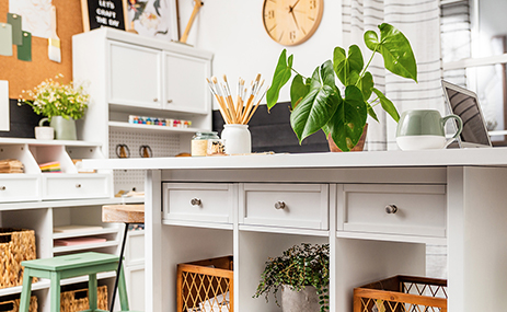 Craft Cabinet Organization - Farmhouse on Boone