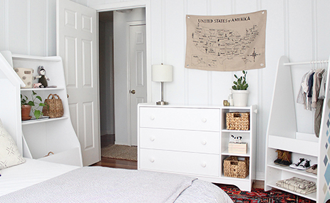 white dresser for kids room