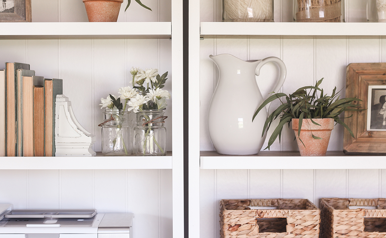 Traditional Office Cottage Road Library with Doors