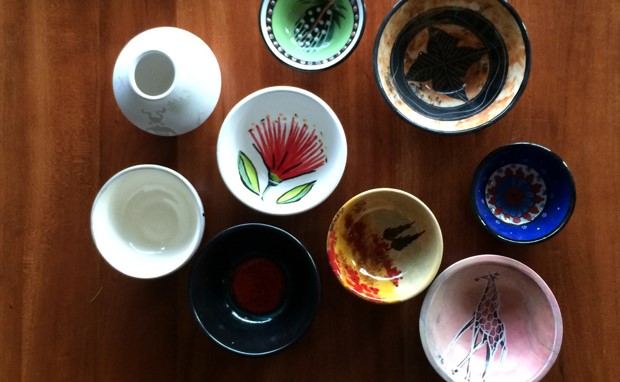 Artisan bowls to commemorate travels
