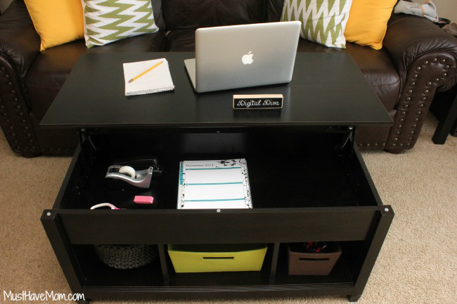 Edge Water Lift Top Coffee Table nontraditional desk