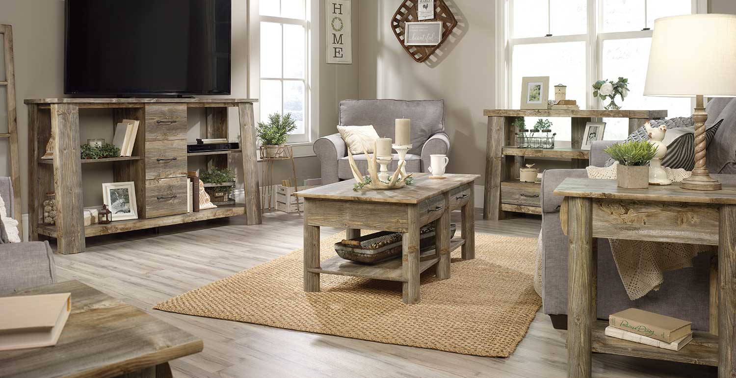 Boone Mountain Furniture Collection Log Tv Stands