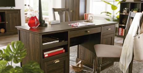 Sauder 【アメリカ老舗家具メーカー】木製マガジンラック付きキャビネット Bedroom, Living Room and Office Furniture Collections — All Sauder