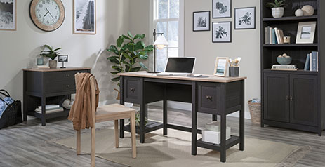 Cottage Road L-Shaped Desk Mystic Oak - Sauder