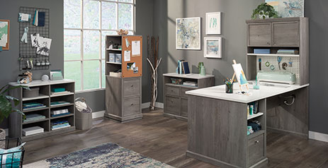 Craft Station Hideaway Office Desk - ORS New Home Office Furniture