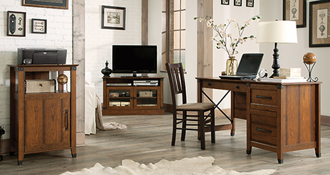 Washington Cherry Finish Sauder Carson Forge Lateral File Washington Cherry Finish & Select Collection 5-Shelf Bookcase Washington Cherry Finish Sauder Carson Forge Lateral File Washington Cherry Finish & Select Collection 5-Shelf Bookcase