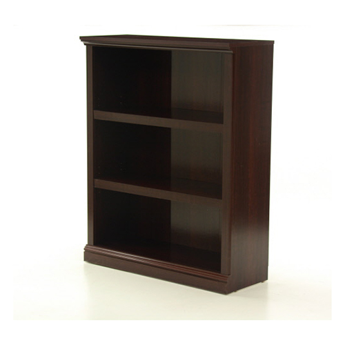 Sauder Select 3 Shelf Bookcase, Alderwood Brown 3 Shelf Bookcase