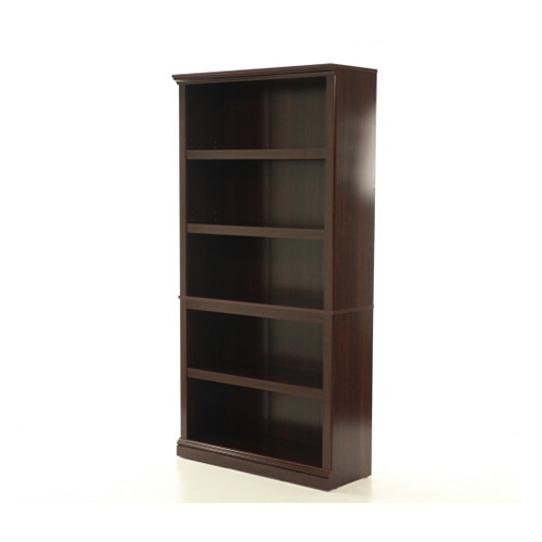Sauder Select 5 Shelf Bookcase, Sauder Select Cherry Finish Three Shelf Bookcase