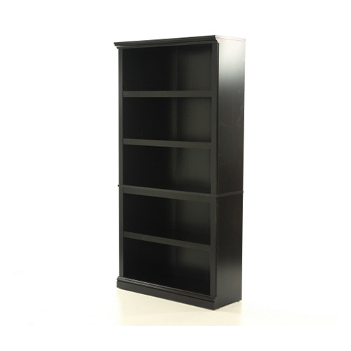 Sauder Select 5 Shelf Bookcase, Sauder 2 Shelf Bookcase Estate Black
