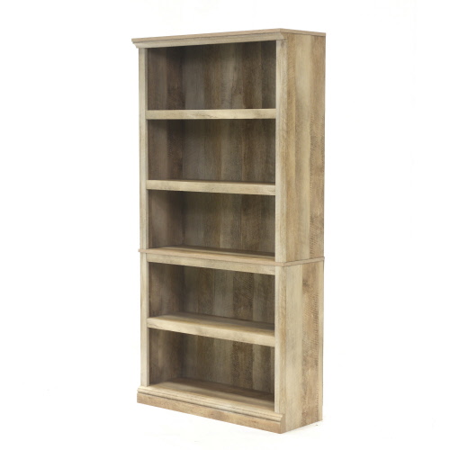 Sauder Select 5 Shelf Bookcase, Sauder Pinwheel Bin Bookcase Urban Ash