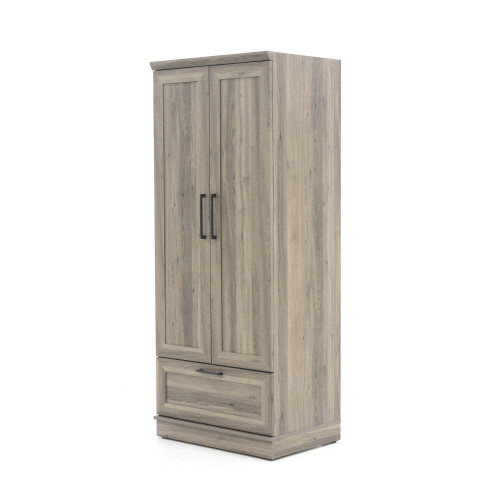 Home Plus Salt Oak Wardrobe Storage Cabinet 423007 Sauder