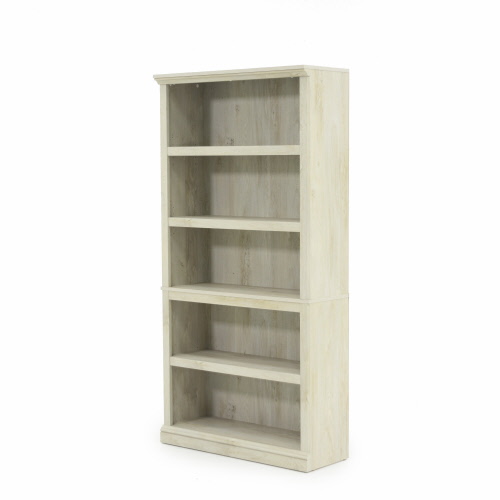 Sauder Select 5 Shelf Bookcase 423033, Sauder Chalked Chestnut Tan 2 Shelf Bookcase