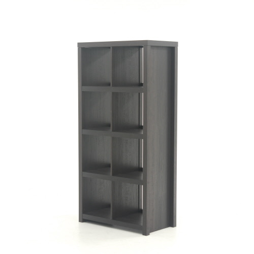 Homeplus 8 Cube Storage Bookcase Black, Black Cube Bookcase