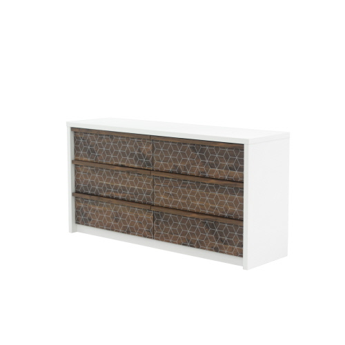 Harvey Park 3 Drawer Dresser White 424151 Sauder Sauder
