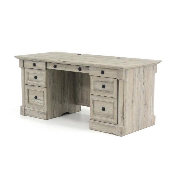 Palladia Executive Home Office Desk Split Oak 424809 Sauder