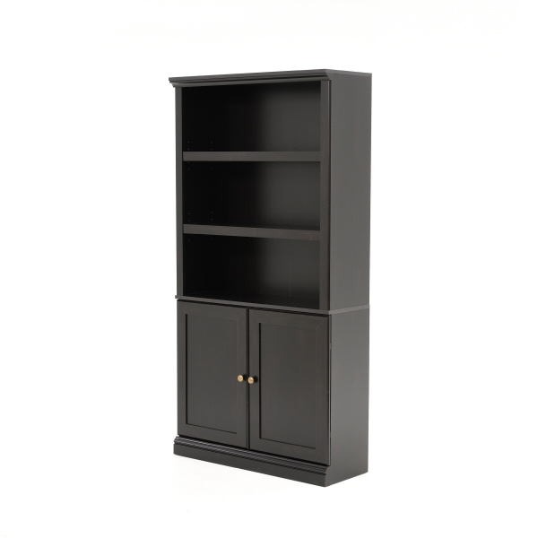 Sauder Select 5 Shelf Bookcase With, Sauder Select 5 Shelf Bookcase Estate Black Finish