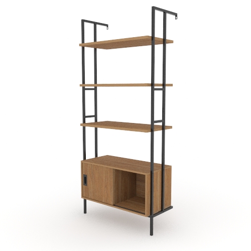 New Hyde Wall Mounted Bookcase With Doors Serene Walnut 426436 Sauder Woodworking - Wall Mounted Bookshelf With Doors New Hyde Wall Mounted Bookcase With Doors Serene Walnut 426436 Sauder Woodworking - Wall Mounted Bookshelf With Doors