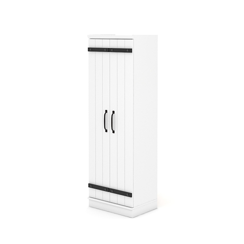 Homeplus 2 Door Kitchen Pantry Cabinet Soft White 430336 Sauder Homeplus 2 Door Kitchen Pantry Cabinet, Sauder 2 Door Storage Pantry Cabinet With Adjustable Shelves White
