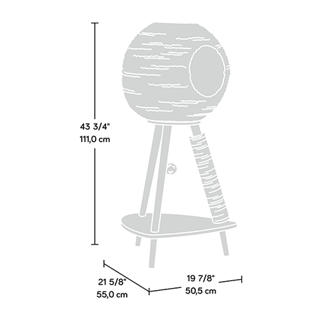 natural sphere cat tower