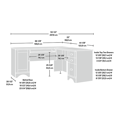 Harbor View Corner Computer Desk 420474 Sauder Corner Computer Desk 420474 Sauder, Sauder Harbor View Corner Computer Desk Assembly Instructions
