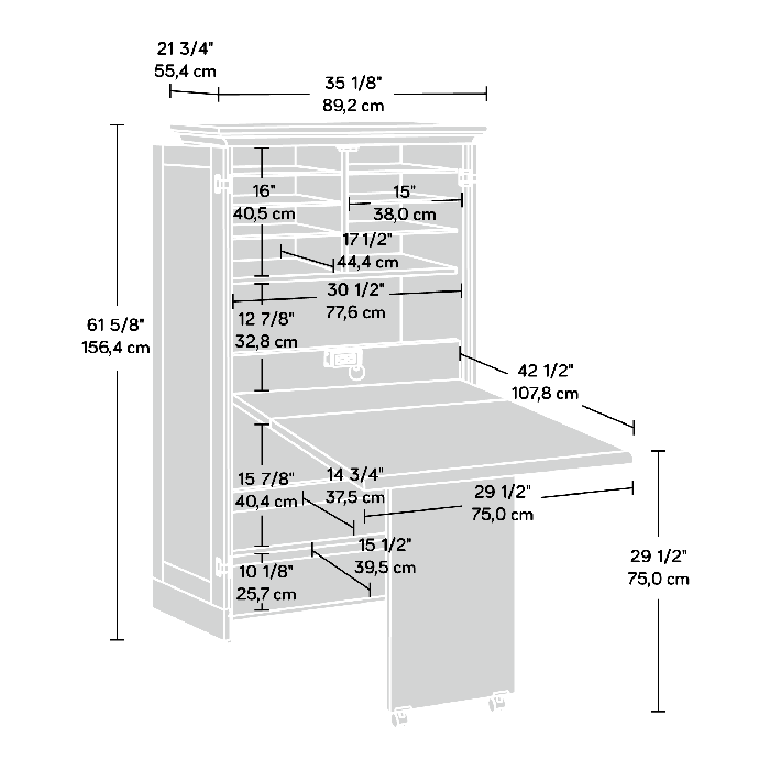 Harbor view craft armoire sales