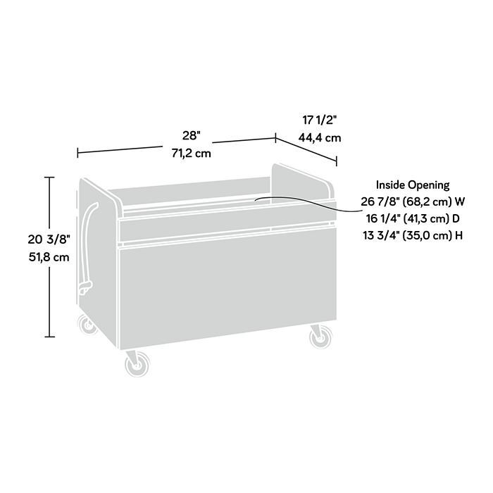 sauder toy box