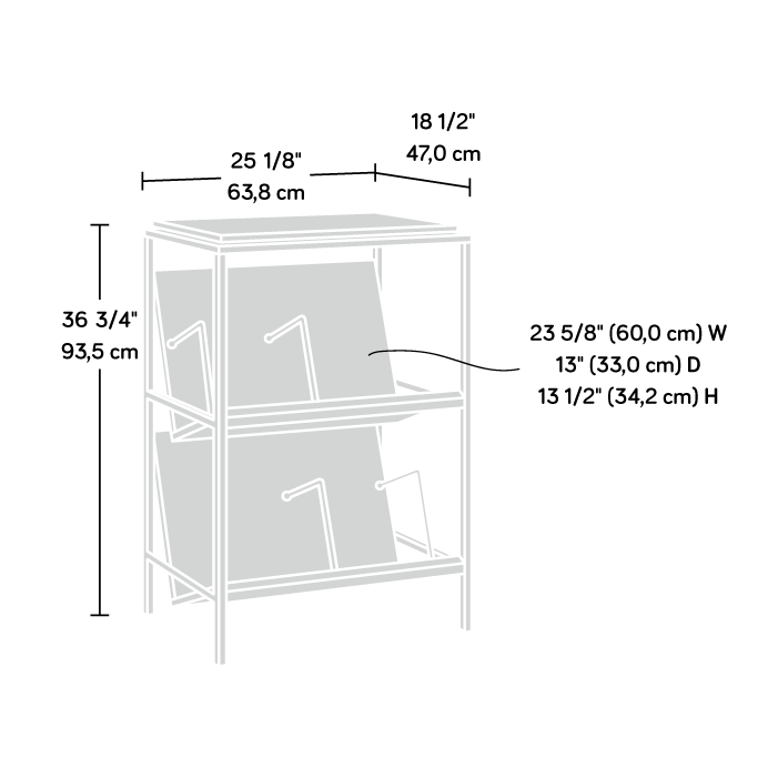 JOURNAL STANDARD FURNITURE
ラグ Nova Loft Accent Storage Cabinet Grand Walnut (423714) – Sauder