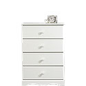 4-Drawer Bedroom Chest in Soft White 416407