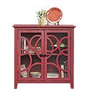 Decorative Storage and Display Cabinet with Doors 416840