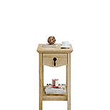 Wood Side Table with Drawer in Orchard Oak 425135