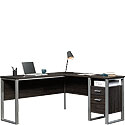 Contemporary L-Shaped  Desk with Drawers 425773
