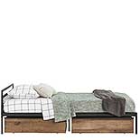 Modern Metal & Wood Twin Mate's Bed 425840