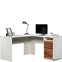 L-Shaped Home Office Desk with Storage 425846