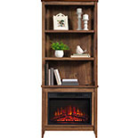 3-Shelf Bookcase with Electric Fireplace 426165